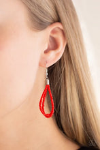 Load image into Gallery viewer, Savannah Surfin - Red Necklace