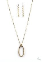Load image into Gallery viewer, Grit Girl - Brass Necklace