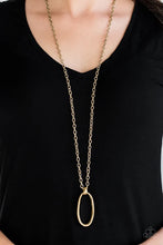 Load image into Gallery viewer, Grit Girl - Brass Necklace