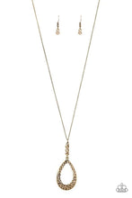 Load image into Gallery viewer, Red Carpet Royal - Brass Necklace