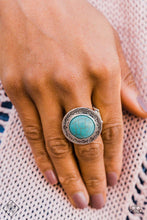 Load image into Gallery viewer, Geo Glyphs - Blue Ring