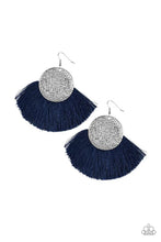 Load image into Gallery viewer, Foxtrot Fringe - Blue Earrings