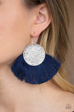 Load image into Gallery viewer, Foxtrot Fringe - Blue Earrings