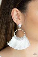 Load image into Gallery viewer, Spartan Spirit - White Post Earrings