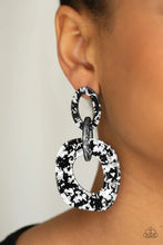 Load image into Gallery viewer, Confetti Congo - Silver Post Earrings