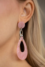 Load image into Gallery viewer, Beach Oasis - Pink Post Earrings