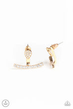Load image into Gallery viewer, Glowing Glimmer - Gold Double-Sided Post Earrings