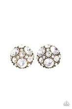 Load image into Gallery viewer, Diamond Daze - Brass Post Earrings