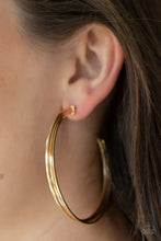 Load image into Gallery viewer, Wheelhouse - Gold Hoop Earrings