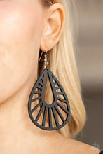 Load image into Gallery viewer, Coachella Chill - Black Earrings