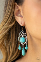 Load image into Gallery viewer, Stone Bliss - Blue Earrings