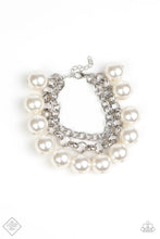 Load image into Gallery viewer, Word On Wall Street - White Bracelet