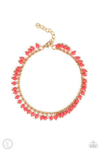 Load image into Gallery viewer, Mermaid Mix - Orange Anklet