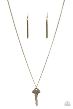 Load image into Gallery viewer, The Keynoter - Brass Necklace
