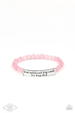 Load image into Gallery viewer, So She Did - Pink Bracelet