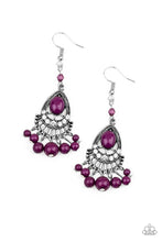 Load image into Gallery viewer, Floating On HEIR - Purple Earrings