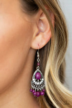 Load image into Gallery viewer, Floating On HEIR - Purple Earrings