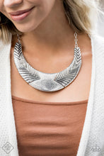 Load image into Gallery viewer, Geographic Goddess - Silver Necklace