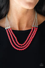 Load image into Gallery viewer, Terra Trails - Red Necklace