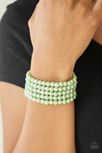 Load image into Gallery viewer, Pearl Bliss - Green Bracelet