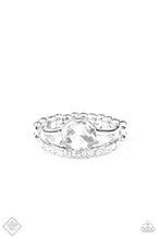 Load image into Gallery viewer, Center Stage Shimmer - White Ring