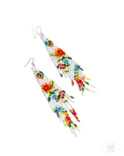 Load image into Gallery viewer, Beaded Gardens - White Earrings