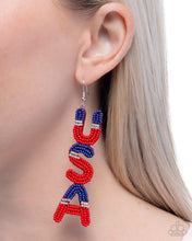 Load image into Gallery viewer, Pampered Patriot - Multi Earrings