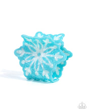 Load image into Gallery viewer, Snowflake Sparkle - Blue Claw Clip