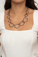 Load image into Gallery viewer, Full Frame Fashion - Black Gunmetal Necklace