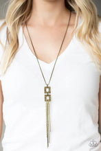 Load image into Gallery viewer, Times Square Stunner - Brass Necklace
