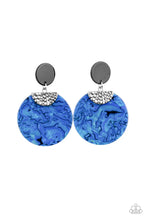 Load image into Gallery viewer, Really Retro-politan - Blue Post Earrings