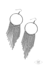 Load image into Gallery viewer, Streamlined Shimmer - Black Gunmetal Earrings