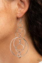 Load image into Gallery viewer, Running Circles Around You - Silver Earrings