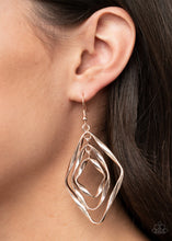 Load image into Gallery viewer, Retro Resplendence - Rose Gold Earrings