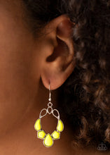 Load image into Gallery viewer, Its Rude to STEER - Yellow Earrings