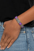 Load image into Gallery viewer, Trendy Tease - Purple Bracelet