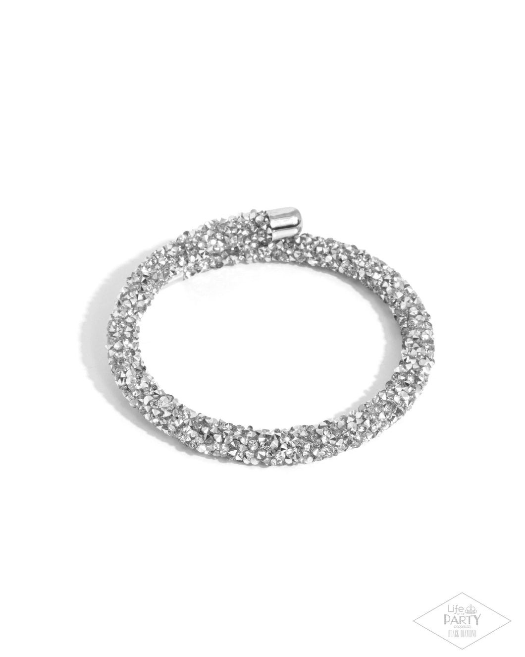 Roll Out The Glitz - Silver Bracelet