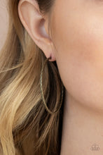 Load image into Gallery viewer, Rural Reserve - Brass Hoop Earrings