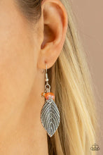 Load image into Gallery viewer, LEAF It To Fate - Orange Earrings