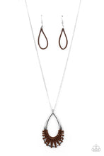 Load image into Gallery viewer, Homespun Artifact - Brown Necklace
