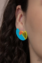 Load image into Gallery viewer, Its Just an Expression - Blue Post Earrings