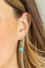 Load image into Gallery viewer, Heavenly Teardrops - Blue Necklace