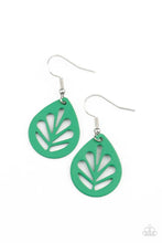 Load image into Gallery viewer, LEAF Yourself Wide Open - Green Earrings