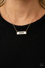 Load image into Gallery viewer, Blessed Mama - Gold Necklace