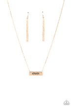 Load image into Gallery viewer, Blessed Mama - Gold Necklace