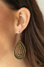 Load image into Gallery viewer, Plains Pathfinder - Brass Earrings