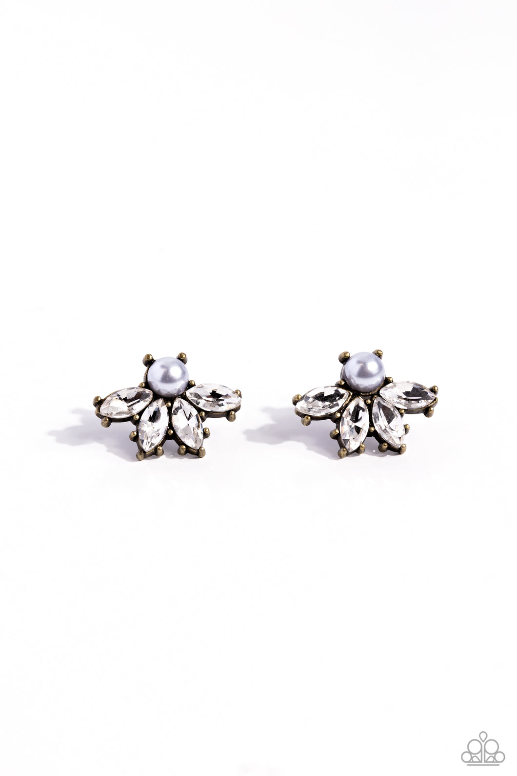 Stellar Showcase - Brass Post Earrings