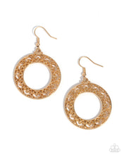 Load image into Gallery viewer, Vineyard Valentine - Gold Earrings