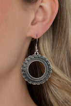 Load image into Gallery viewer, Mayan Mardi Gras - Silver Earrings
