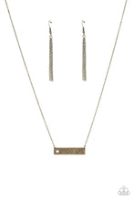 Load image into Gallery viewer, Spread Love - Brass Necklace